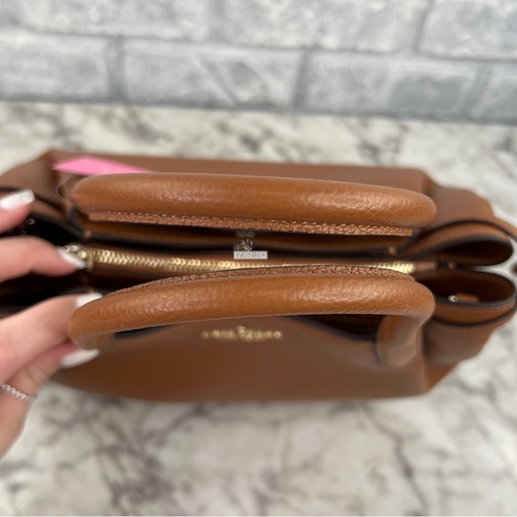 Kate Spade Dumpling Large Satchel In Warm Gingerbread - Picture 6 of 14